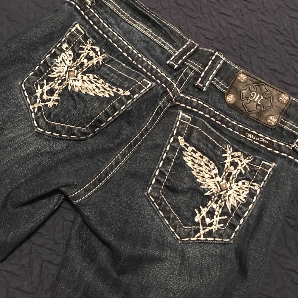 Miss Me cropped Skinny